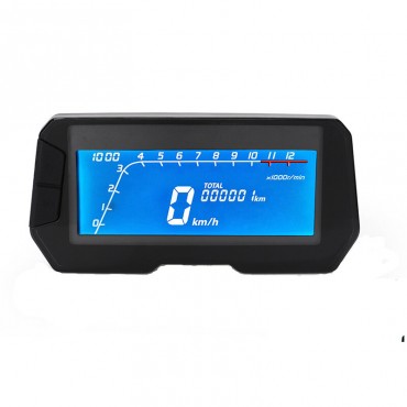 2/4 Cylinders Meter Motorcycle LCD Digital Speedometer Odometer Backlight Sensor