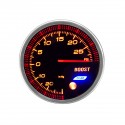 2inch 52mm -30~30 PSI Boost Pressure Gauge Kit Meter 10 Color LED