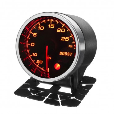 2inch 52mm -30~30 PSI Boost Pressure Gauge Kit Meter 10 Color LED