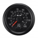 2inch 52mm Gauge Water Temperature/Oil Pressure/Battery Voltage/Barometer W/ Sender For Boat Car Truck