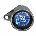 4 In 1 Motorcycle Digital Odometer Speedometer Tachometer RPM Fuel Level Gauge MPH KM/H 7 Colors Universal