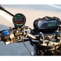 4 in 1 Multifunctional Motorcycle Voltmeter LED Night Vision USB Charging Digital Meter Voltage Clock Time Thermometer 4-in-1 Combination Table