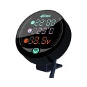 4 in 1 Multifunctional Motorcycle Voltmeter LED Night Vision USB Charging Digital Meter Voltage Clock Time Thermometer 4-in-1 Combination Table
