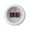 8-16V / 16-32V / 8-32V 12V 24V 52mm Volt Meter Voltage Gauges Voltmeter For Caravan Boat Marine Car Red Light