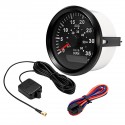 85mm 60KM/H 35MPH GPS Speedometer Gauge Odometer 35MPH Stainless Steel Motorcycle Car Truck Boat