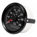 85mm 60KM/H 35MPH GPS Speedometer Gauge Odometer 35MPH Stainless Steel Motorcycle Car Truck Boat