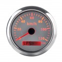 85mm 9-32V 120/200 KM/H GPS Speedometer Gauge with Red Backlight With GPS Antenna For Car Truck Boat Motor Auto