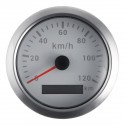 85mm 9-32V 120/200 KM/H GPS Speedometer Gauge with Red Backlight With GPS Antenna For Car Truck Boat Motor Auto