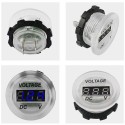 DC 12V 24V Car Battery Voltmeter LED Digital Display Volt Meter Tester Modified Motorcycle Car Boat Accessories