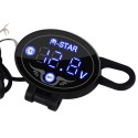 DC 9V-24V LED Display Panel Digital Voltage Meter LED Smart Motor Gauge for Car Motorcycle