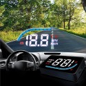 L1 Head-up Display Digital Display HUD Speed Water Temperature Voltage OBD + Alarm Monitor For Vehicles Universal