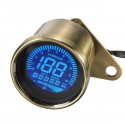 LCD Digital Motorcycle Speedometer Universal Odometer Motorbike Tachometer