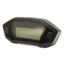 Motorcycle Digital Odometer Speedometer Tachometer Gauge LCD Odometer 7 Colors Backlight