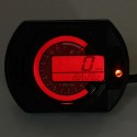 Motorcycle KMH LCD Digital Odometer Speedometer Tachometer With 7 Colors Background