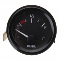 Universal 2inch 52mm Fuel Level Gauge Meter With Car Fuel Sensor E-1/2-F Pointer