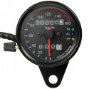 Universal Motorcycle Dual LED Backlight Signal Odometer Mileage Speedometer Gauge