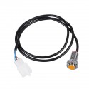 Universal Motorcycle LED LCD Speedometer Digital Sensor Odemeter Wire Harness