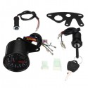 Universal Motorcycle LED Odometer Speedometer Speedo Tachometer Gauge