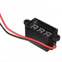 Waterproof 0.28inch DC 3.5-30V Mini Digital LED Volt Meterr For 12V Car Moto