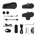 1000M M2 Waterproof 6 Riders Group Talking Helmet Intercom Universal Pairing Motorcycle bluetooth Headset FM Radio