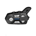 2PCS 1000M Helmet Headsets bluetooth 2 Riders Intercom For R5 Motorcycle FM Bt Wireless Intercomunicador Interphone Mp3