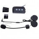 4 Riders 1000 Meters Intercom Headset With Audio Input For TTS With bluetooth Function