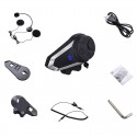 BT-S3 1000m Motorcycle Helmet BT Intercom Waterproof FM Wireless Interphone