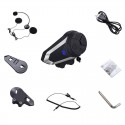 BT-S3 1000m Motorcycle Helmet BT Intercom Waterproof FM Wireless Interphone