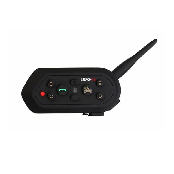 E6 1200m Motorcycle Interphone Helmet Intercom With bluetooth Function