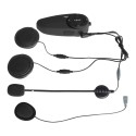 Q7 7 Riders Motorcycle Helmet Intercom Group Talking Waterproof Headsets bluetooth 5.0 Interphone FM Radio Music