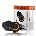 T-Max Helmet Intercom 6 Riders Group Talking bluetooth Headset Motorcycle BT Interphone FM Radio