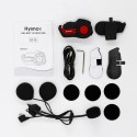 1000M CVC Noise Cancelling Helmet Intercom Wireless bluetooth 3 Riders Motorcycle Headset Waterproof HY-01