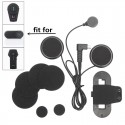 Motorcycle Helmet Headset Mic Speaker Intercom Clamp bluetooth Interphone BT FDC