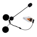 Waterproof 1000M Motorcycle Helmet Intercom With bluetooth Function FM Radio Music Earphone