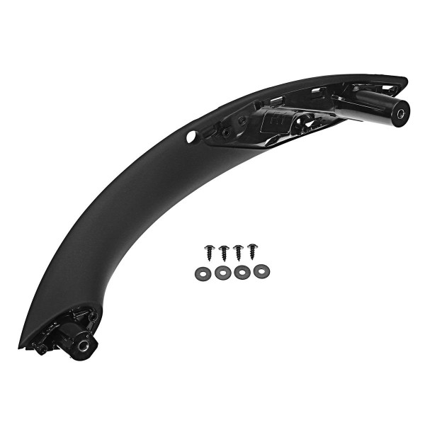 Black Inner Trim Car Door Handle Front Right Passenger Side Fit For BMW