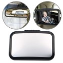 360° Rotatable Car Safety Reverse Baby Back Seat Rear View Mirror Headrest Square Baby Monitor