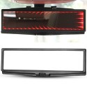 3D Car LED Interior Anti-Glare Rearview Mirror HD Wide Angle Plane Reflector Mirror Adjustable