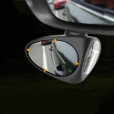 3R Car Double Side Blind Spot Rearview Mirror HD 360° Wide Angle Reversing Auxiliary Mirror