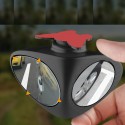 3R Car Double Side Blind Spot Rearview Mirror HD 360° Wide Angle Reversing Auxiliary Mirror