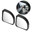 3R Pair Sector Shape Car Blind Spot Rearview Mirror HD Convex 360° Wide Angle Adjustable Mirror