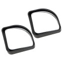 3R Pair Sector Shape Car Blind Spot Rearview Mirror HD Convex 360° Wide Angle Adjustable Mirror