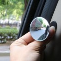 5CM Car B Pillar Door Side Blind Spot Rearview Mirror HD Convex Glass 360° Wide Angle Mirror