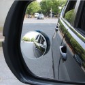 5CM Car B Pillar Door Side Blind Spot Rearview Mirror HD Convex Glass 360° Wide Angle Mirror