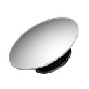 2Pcs 49mm Car Blind Spot Rearview Mirror HD Convex 360° Wide Angle Round Auxiliary Mirror