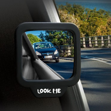 Convex Magnetic 270° Wide Angle Car Blind Spot Mirror Safe Mirror for Car Rear Second Row Seats