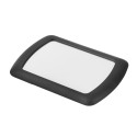 Car Sun Visor Makeup Mirrors Interior Sun-shading Cosmetic Mirror ABS Black