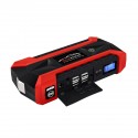 JX29 Portable Car Jump Starter 89800mAh 600A Peak 12V Emergency Battery Booster with LED Flashlight Compass