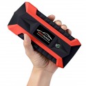 JX29 Portable Car Jump Starter 89800mAh 600A Peak 12V Emergency Battery Booster with LED Flashlight Compass