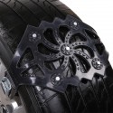 1238Pcs/Set Car Tyre Winter Roadway Safety Tire Snow Adjustable Anti-skid Safety Double Snap Skid Wheel TPU Chains