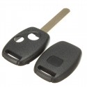 2 Button Uncut Blade Remote Key Case For Honda